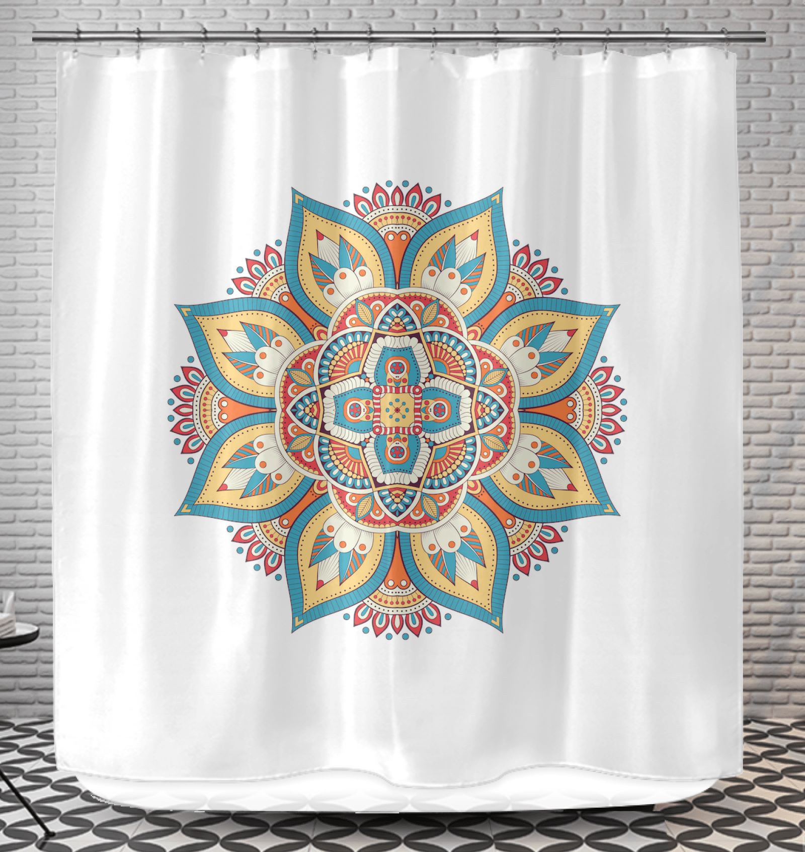 Celestial Mandala Space Shower Drapes - Beyond T-shirts