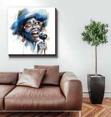 Playful Pitches Caricature Canvas - Beyond T-shirts