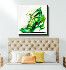 Designing Tomorrow's Steps - Shoe Canvas Art - Beyond T-shirts