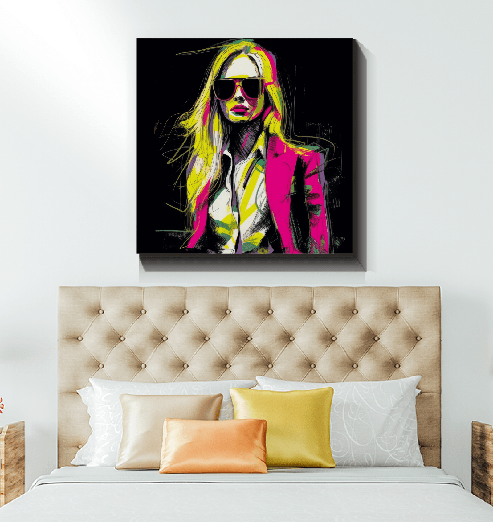 Glamour in Style Canvas Art - Beyond T-shirts