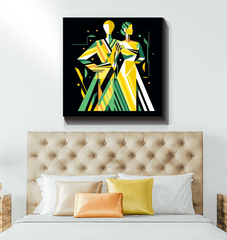 Runway Glamour Fashion Art Canvas - Beyond T-shirts