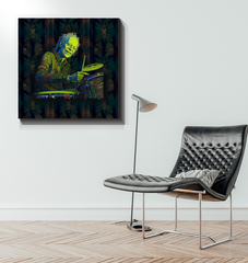 Gentle Melodic Harmony wrapped canvas artwork.