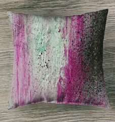 Rocky Shoreline Rustic Throw Pillow