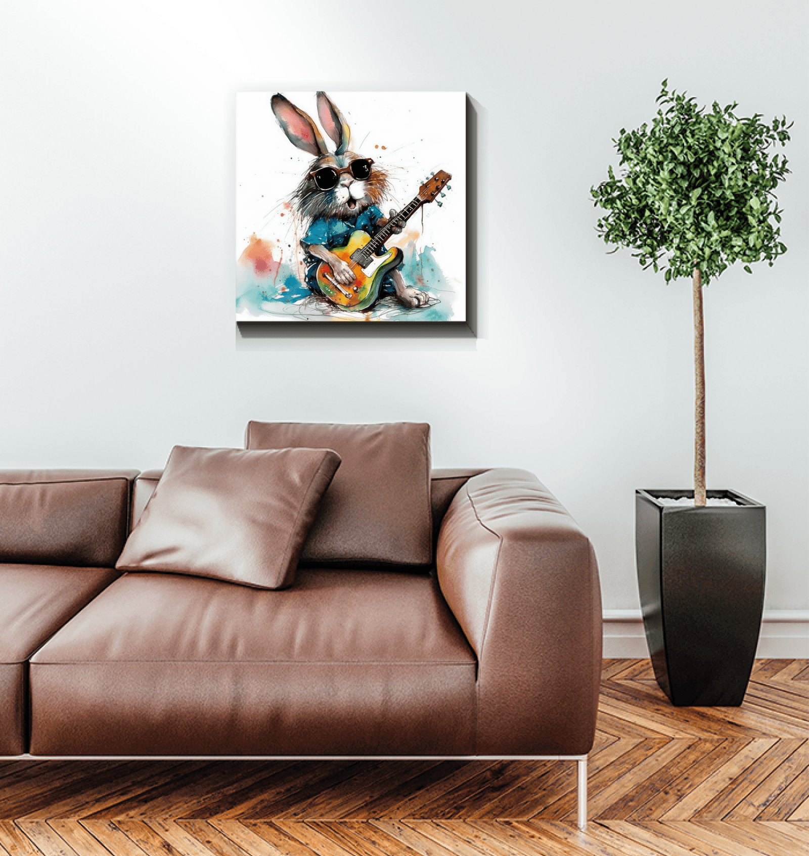 Artful Acoustics Caricature Canvas Art - Beyond T-shirts