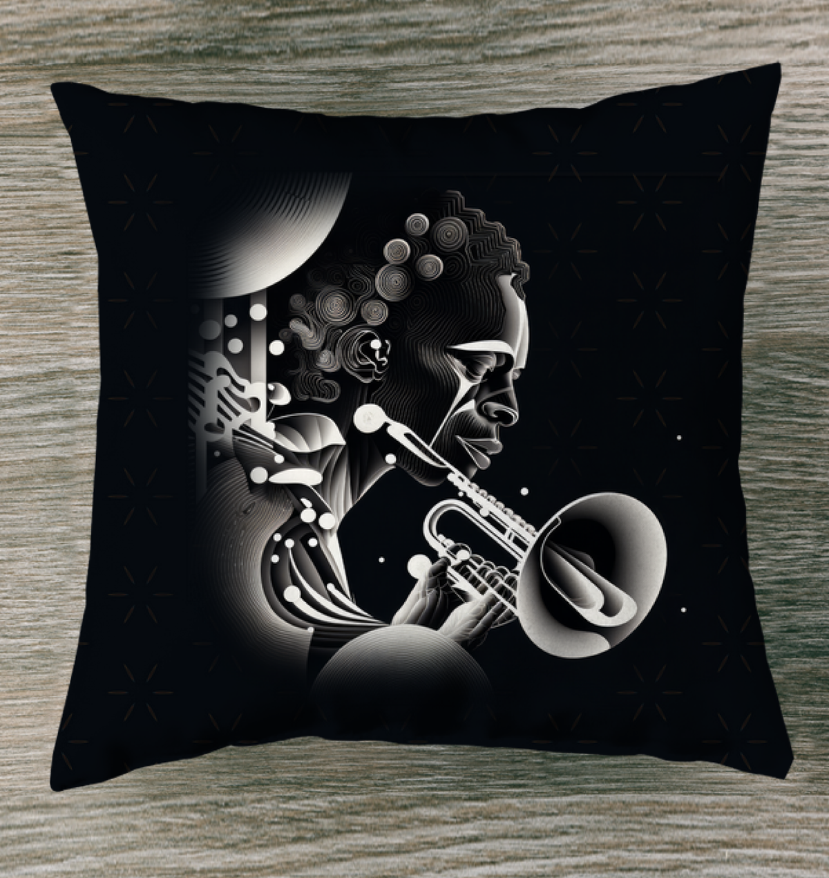Percussion Patch Outdoor Pillow