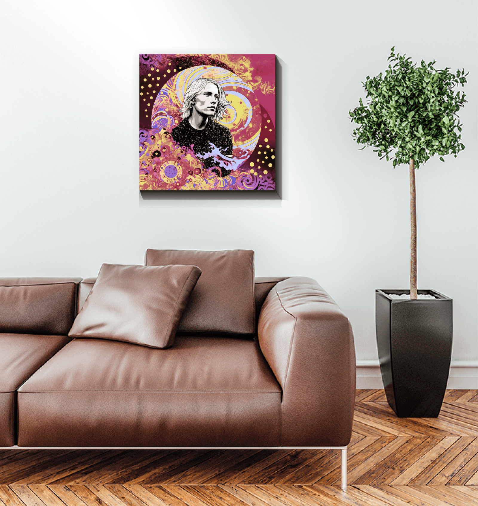 Surfing Vitality Canvas Print - Beyond T-shirts