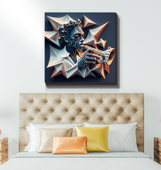 Techno Pulse Wrapped Canvas