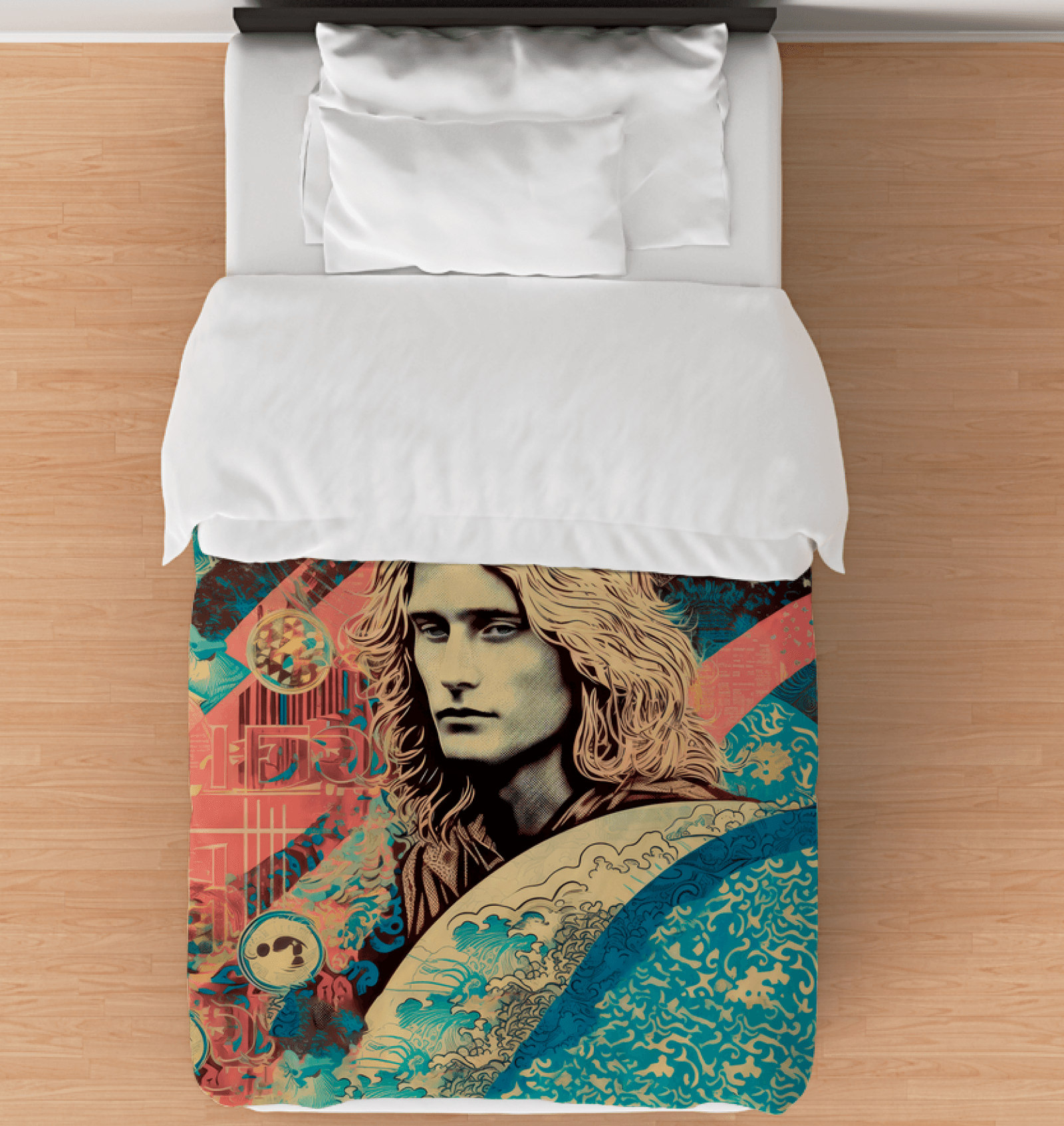 Coastal Bliss All-Over Print Comforter - Beyond T-shirts