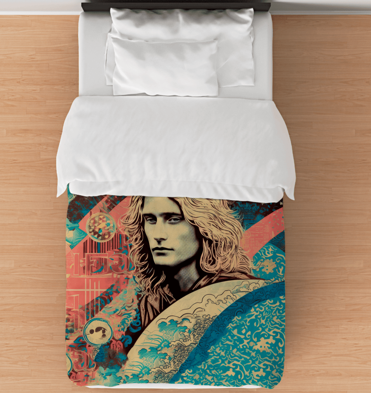 Coastal Bliss All-Over Print Comforter - Beyond T-shirts