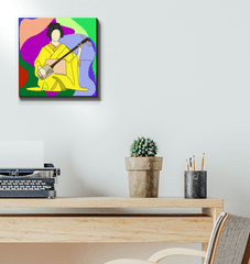 Geisha1 Wrapped Canvas - Beyond T-shirts