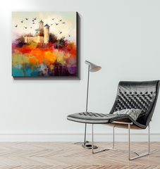 Lakeside Serenity Wrapped Canvas