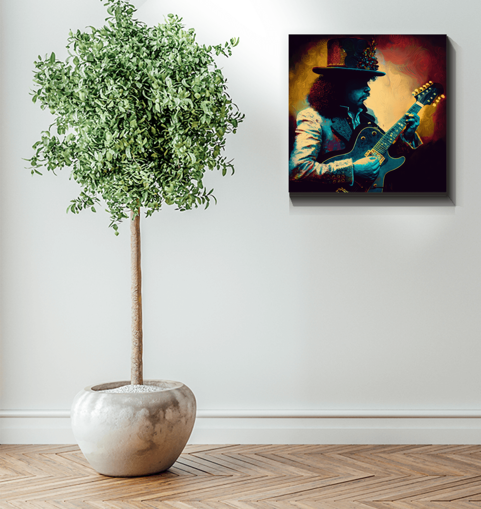 Guitar Melody Canvas Print - Beyond T-shirts