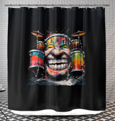 Bassist's Bubbly Bath  Shower Curtain