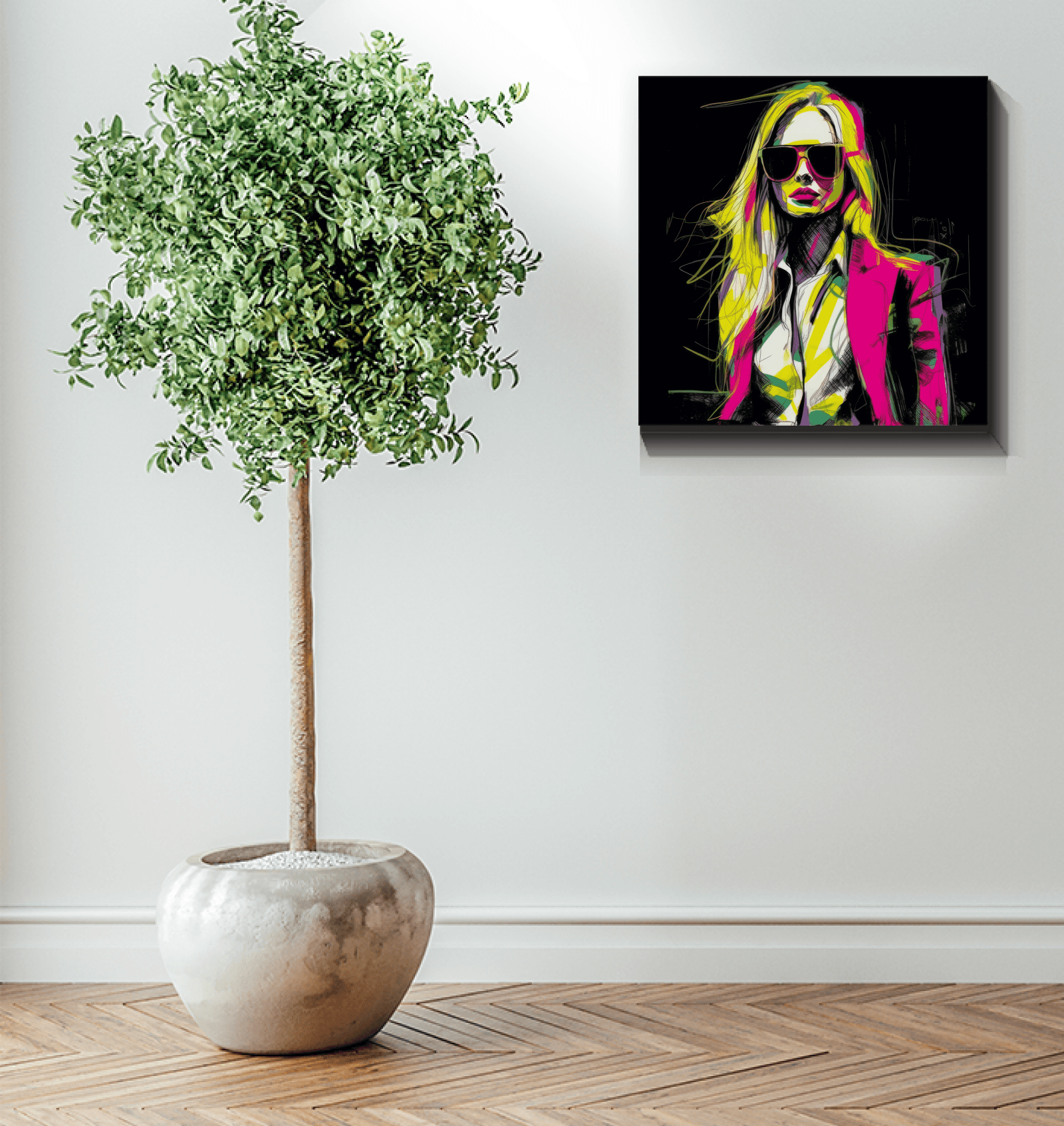Glamour in Style Canvas Art - Beyond T-shirts