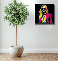 Glamour in Style Canvas Art - Beyond T-shirts