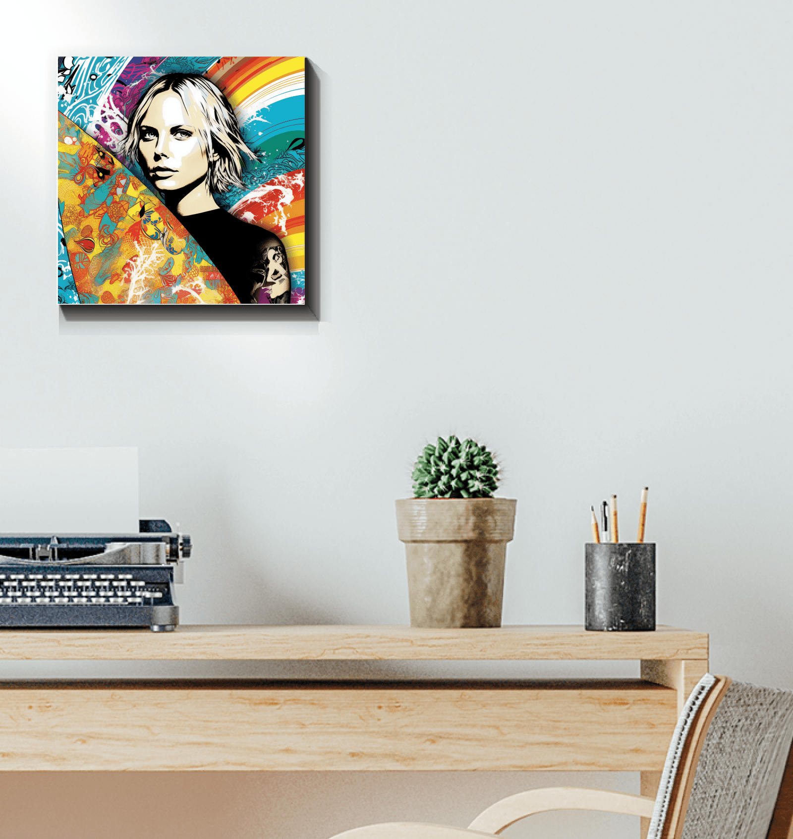 Surfing Spirit Canvas Art - Beyond T-shirts