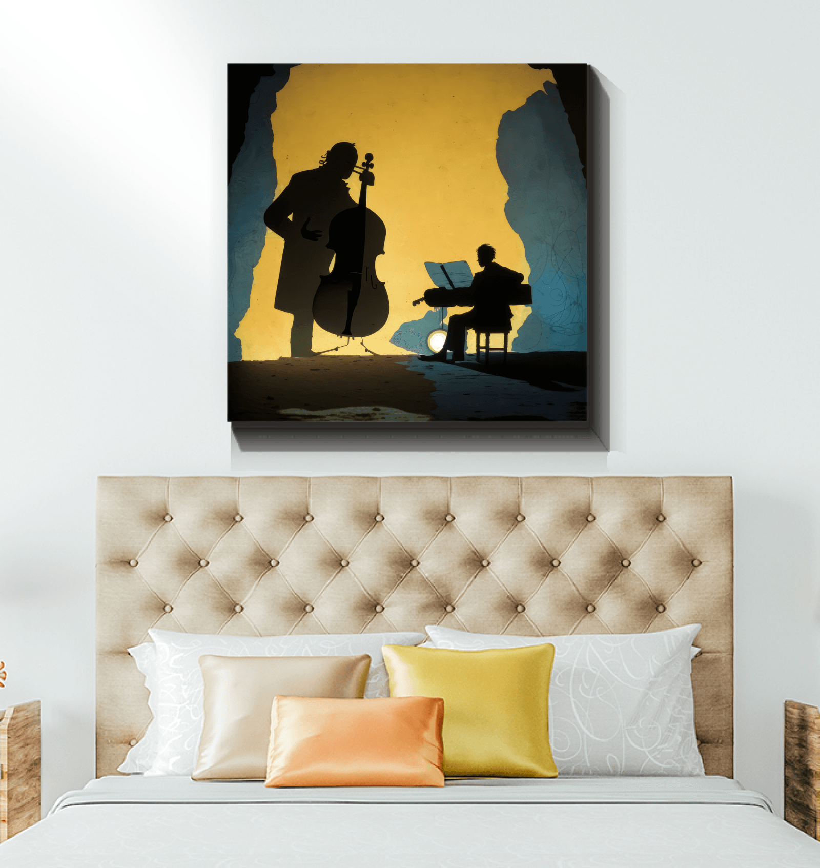 Vinyl Nostalgia - Retro Music Canvas Artwork - Beyond T-shirts