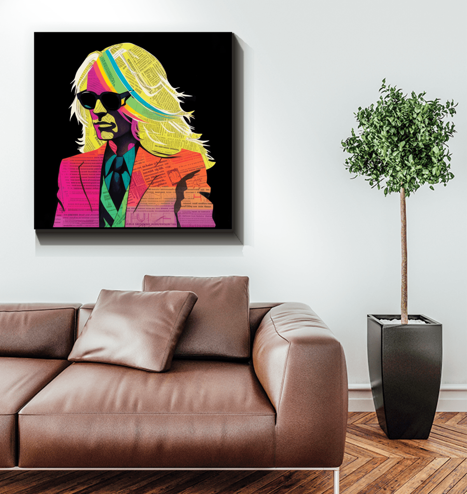 Elegance in Abstract Fashion Canvas - Beyond T-shirts