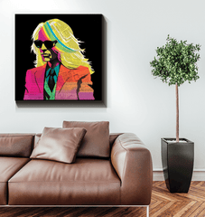 Elegance in Abstract Fashion Canvas - Beyond T-shirts