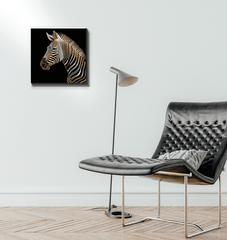 Sunset Silhouette Zebra Canvas - Beyond T-shirts