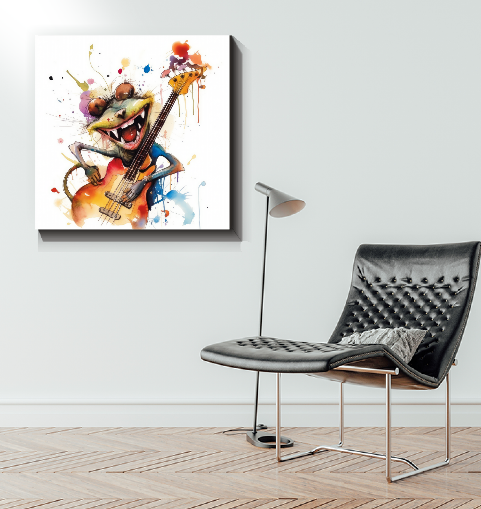 Charming Aerial Scene Wall Art