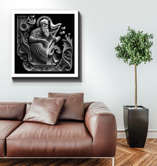Vibrant and colorful canvas art of Latin musical themes.