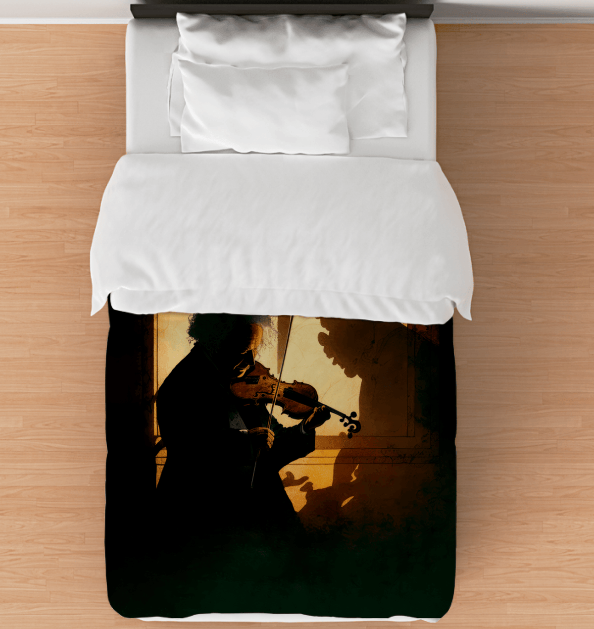 Classical Crescendo Bedding: Premium Musical Comforter - Beyond T-shirts