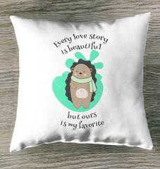 Every Love Story Is Beautiful  Indoor Pillow