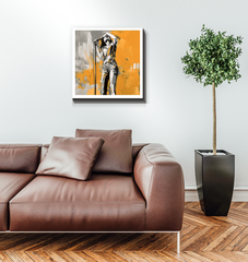 Mystical Mirage Minimalist Abstract Wrapped Canvas