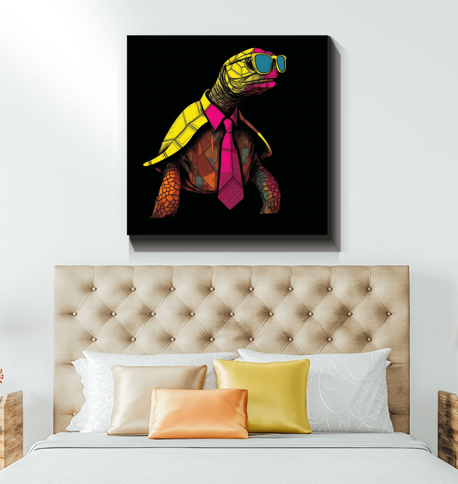 Tranquil Sea Turtle Canvas Art - Beyond T-shirts