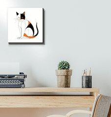 Majestic Cat Desert Mirage Canvas - Beyond T-shirts