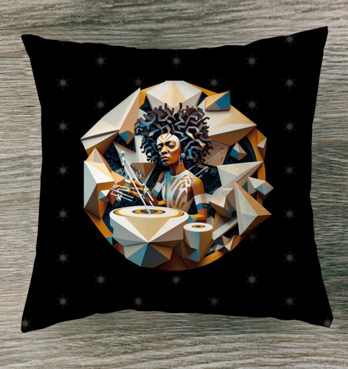 Percussive Patio Outdoor Pillow