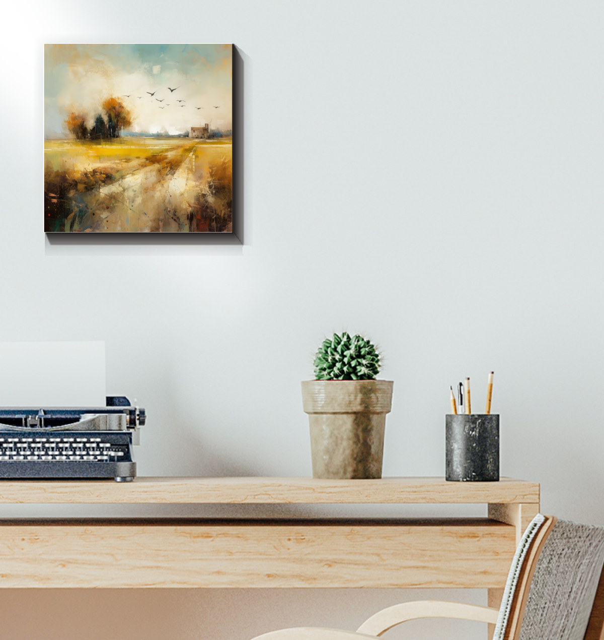 Coastal Sunset Beauty Wrapped Canvas