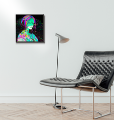 Artistic depiction of a lush meadow on high-quality wrapped canvas.