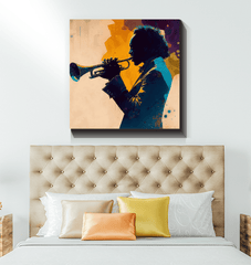 Vinyl Melodies - Retro Music Canvas Print - Beyond T-shirts