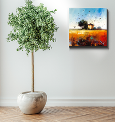 Fields of Gold Harvest Wrapped Canvas