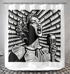 Sonic Spectrum Shower Curtain