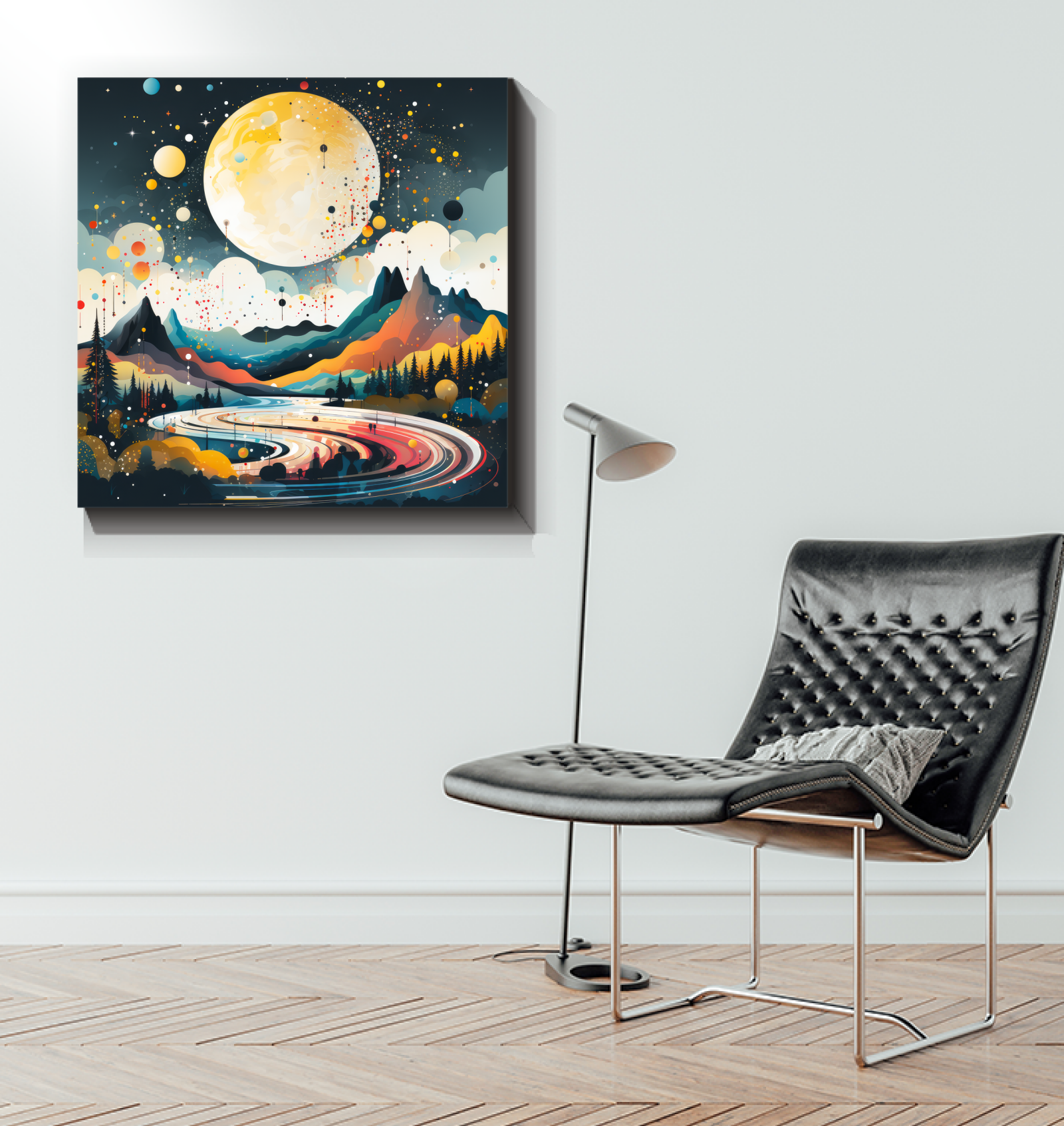 Majestic Moors Highland Landscape Canvas