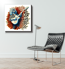 Electro Energy Wrapped Canvas