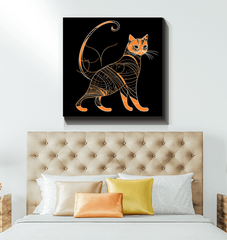 Elegant Abyssinian Sunset Watch Canvas - Beyond T-shirts