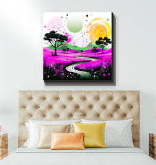 Majestic Mountain Marvel Landscape Canvas Art