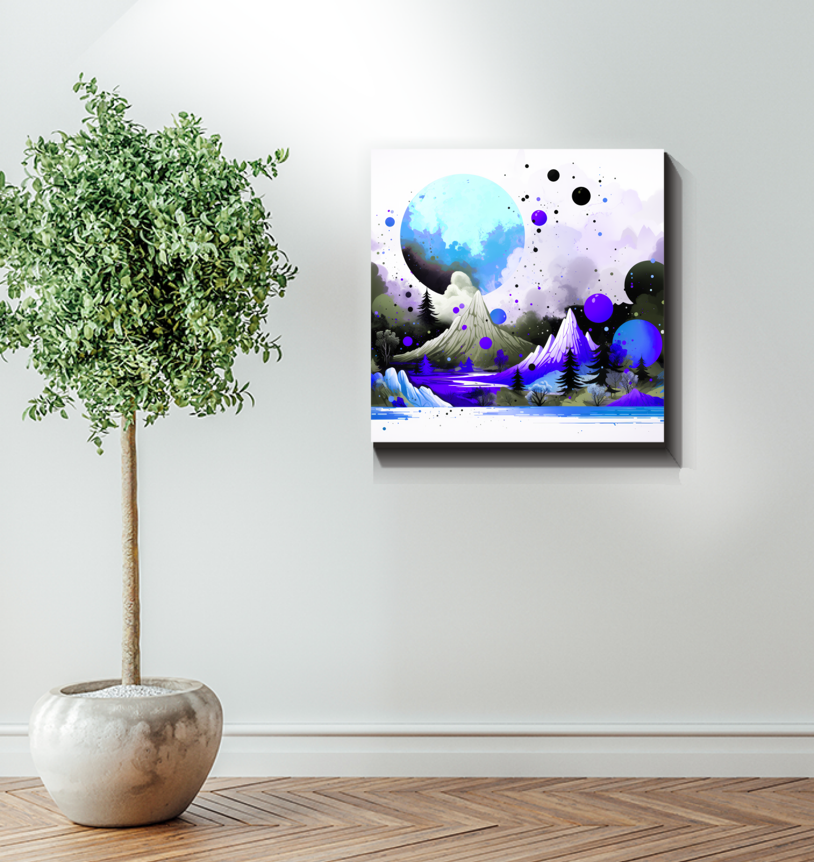 Majestic Mesa Rocky Landscape Canvas