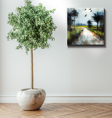 Waterfall Wonder Landscape Wrapped Canvas