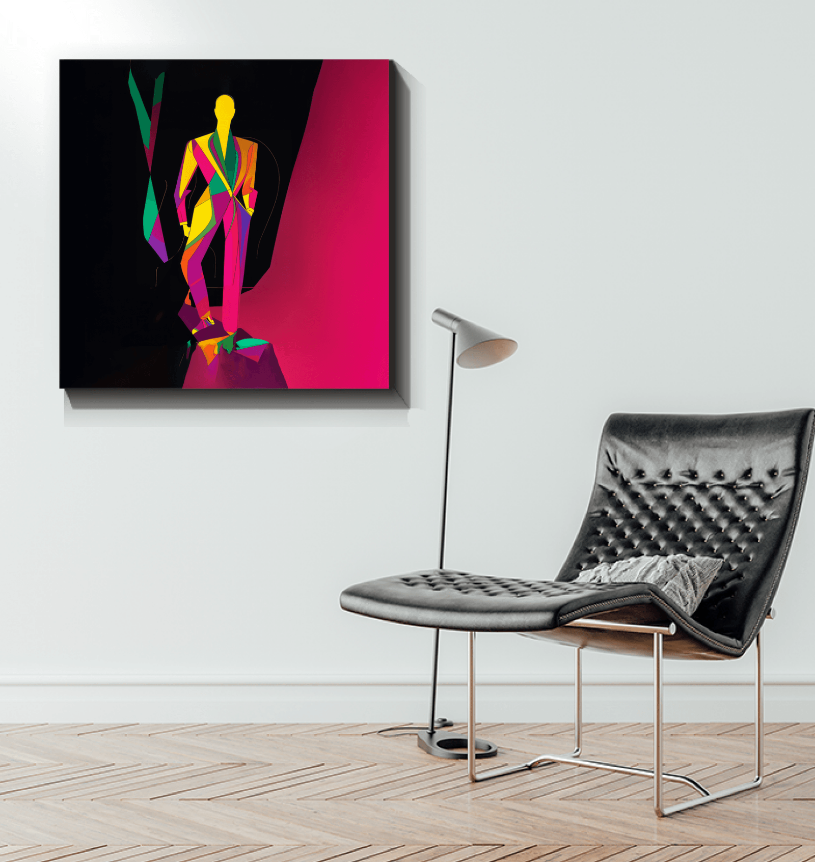 Bold Geometric Fashion Canvas - Beyond T-shirts