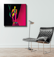 Bold Geometric Fashion Canvas - Beyond T-shirts