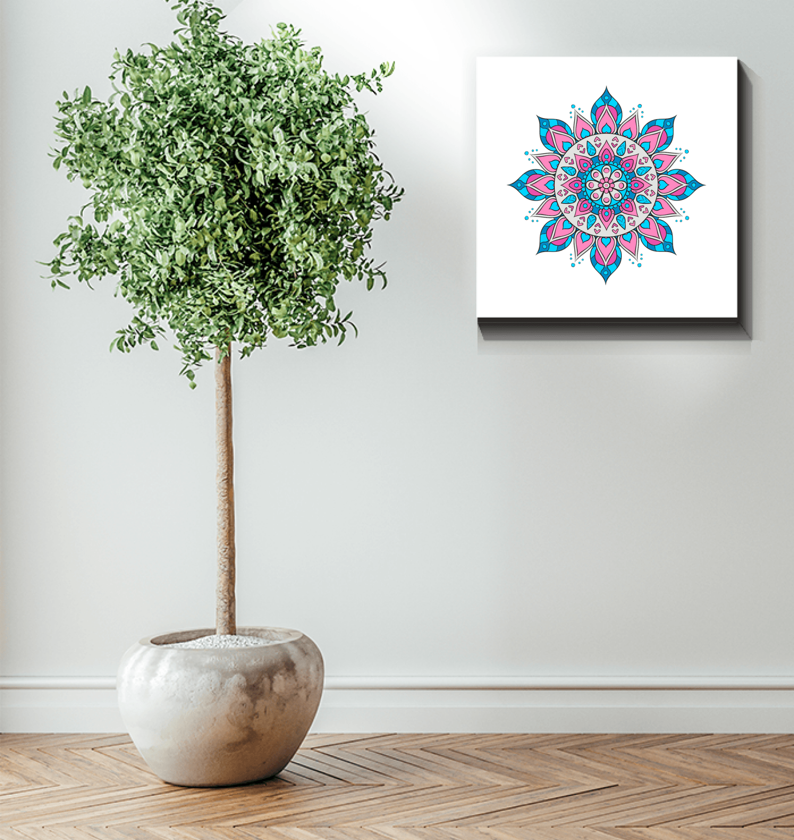 Mandala Bloom Outdoor Mural - Beyond T-shirts