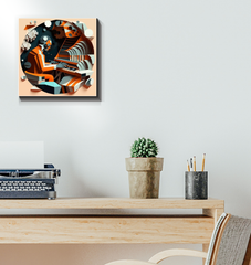 Rhythmic Reverie Wrapped Canvas