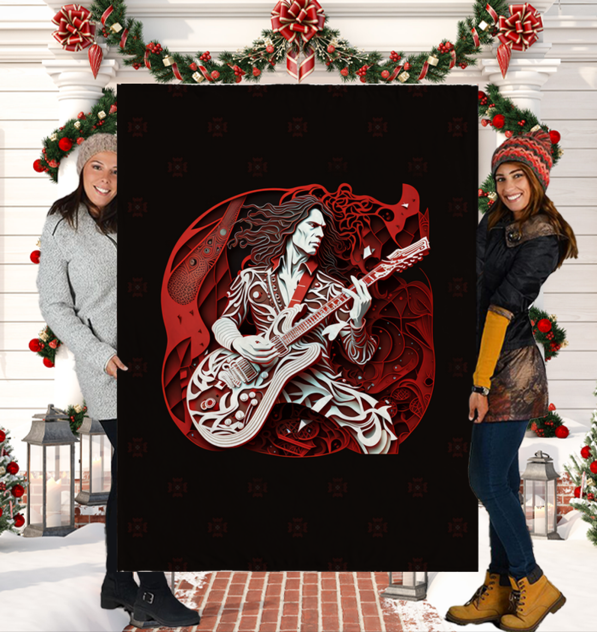 Guitar Virtuoso Sherpa Blanket