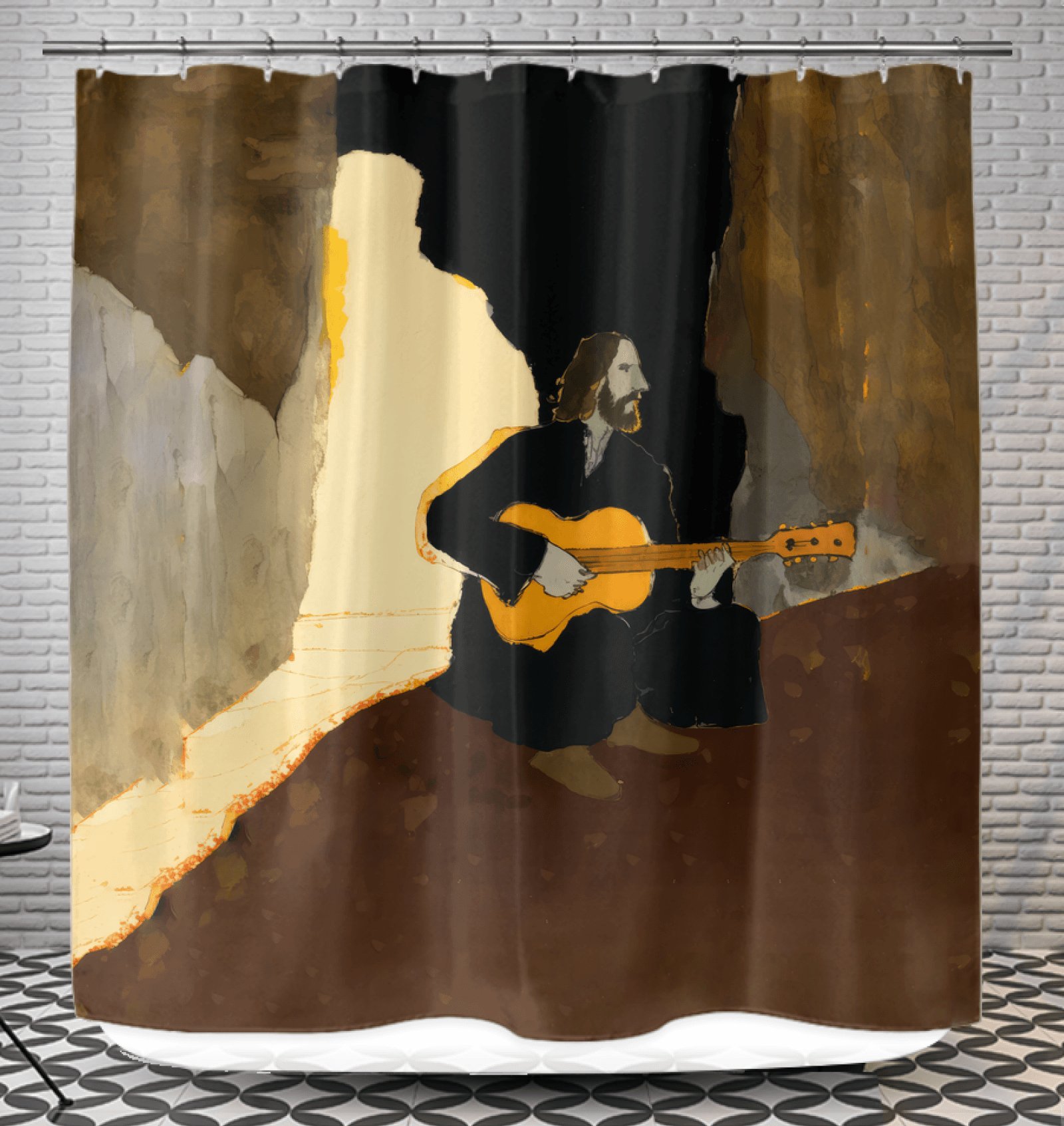 Rhapsody in the Shower: Music-Inspired Curtain - Beyond T-shirts