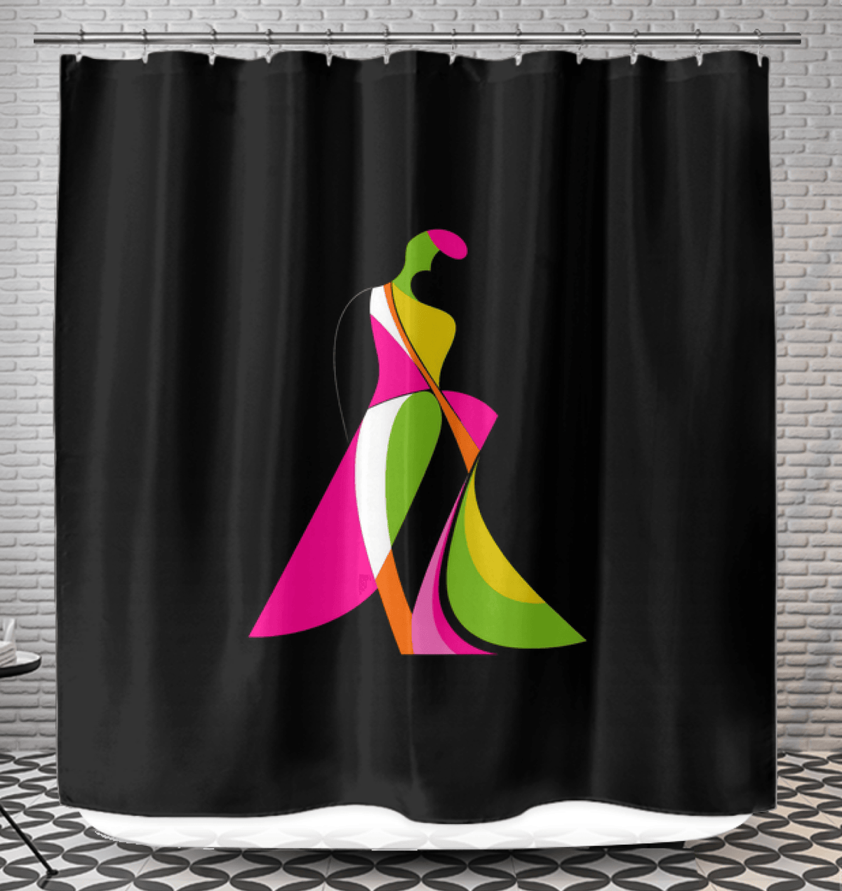 Abstract Runway Bath Screen - Beyond T-shirts